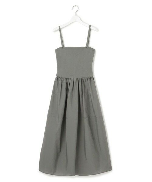 23区 / ニジュウサンク ロング・マキシ丈ワンピース | 【洗える】ブライトナイロンワッシャー ニットコンビワンピース | 詳細9