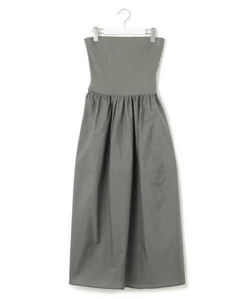 23区 / ニジュウサンク ロング・マキシ丈ワンピース | 【洗える】ブライトナイロンワッシャー ニットコンビワンピース | 詳細18