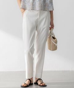 23区 / ニジュウサンク その他パンツ | 【洗える】リネンレーヨンストレッチ テーパード パンツ