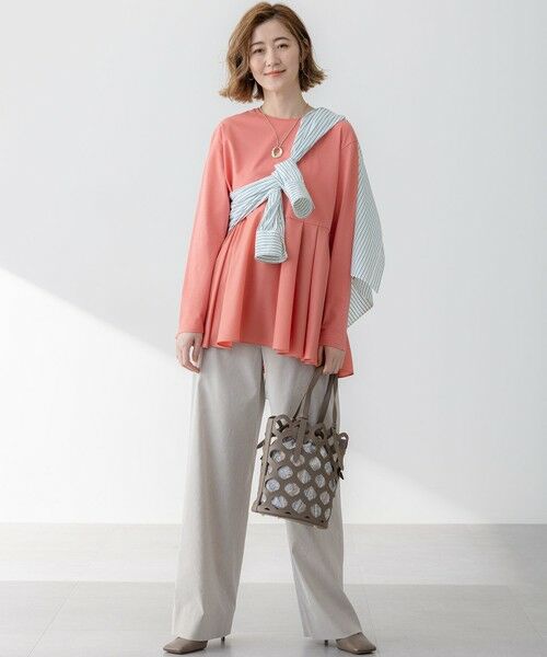 23区 / ニジュウサンク その他パンツ | 【Oggi5月号掲載/洗える】リネンレーヨンストレッチ ワイド パンツ | 詳細13