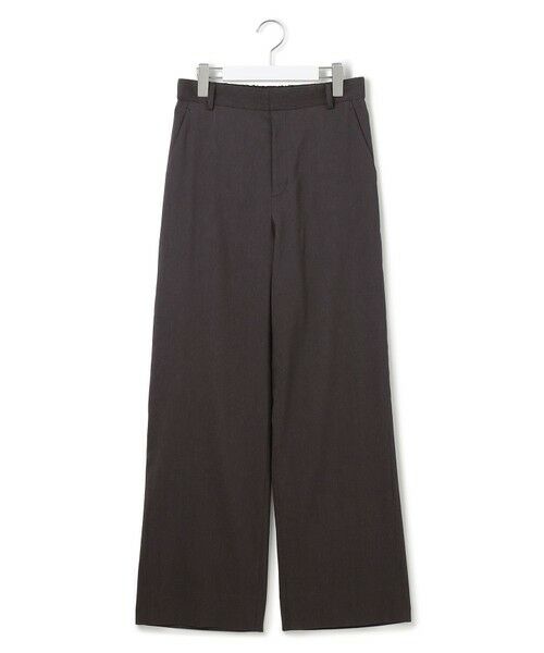 Oggi5月号掲載/洗える】リネンレーヨンストレッチ ワイド パンツ