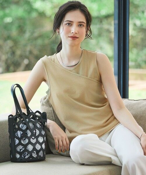 23区 / ニジュウサンク その他パンツ | 【Oggi5月号掲載/洗える】リネンレーヨンストレッチ ワイド パンツ | 詳細23