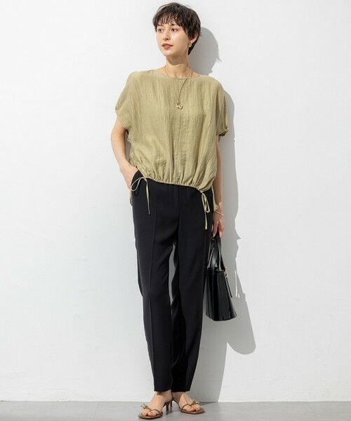 23区 / ニジュウサンク その他パンツ | 【Oggi7月号掲載/吸水速乾/接触冷感/UVカット】ストレッチジョーゼット テーパード パンツ | 詳細12