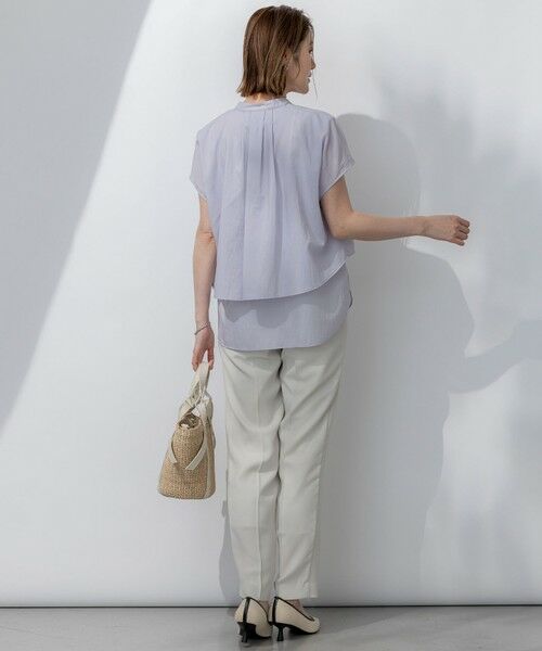 23区 / ニジュウサンク その他パンツ | 【Oggi7月号掲載/吸水速乾/接触冷感/UVカット】ストレッチジョーゼット テーパード パンツ | 詳細19