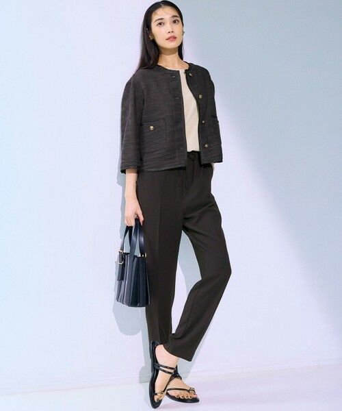 23区 / ニジュウサンク その他パンツ | 【Oggi7月号掲載/吸水速乾/接触冷感/UVカット】ストレッチジョーゼット テーパード パンツ | 詳細29