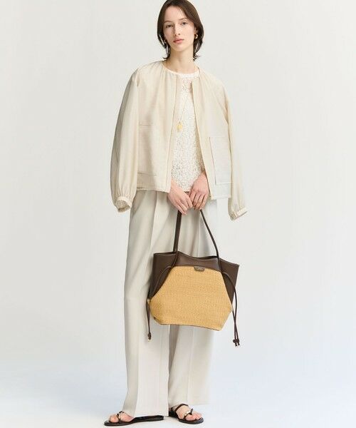 23区 / ニジュウサンク その他パンツ | 【Oggi掲載/接触冷感/UVカット/吸水速乾】ストレッチジョーゼット ワイド パンツ | 詳細13