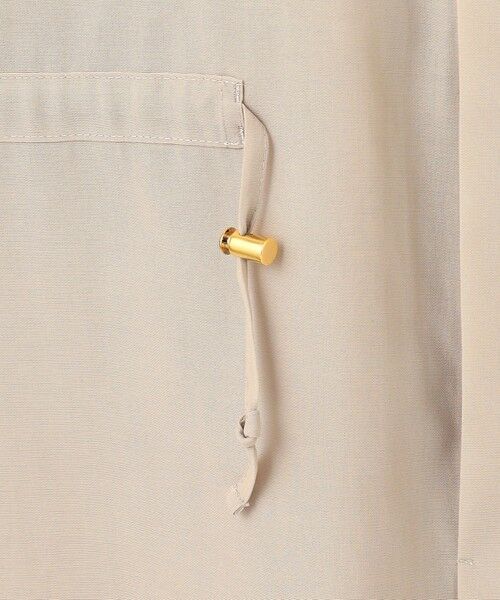 23区 / ニジュウサンク シャツ・ブラウス | 【洗える】ライトシアーマットクロス ミリタリーディティール シャツ | 詳細16