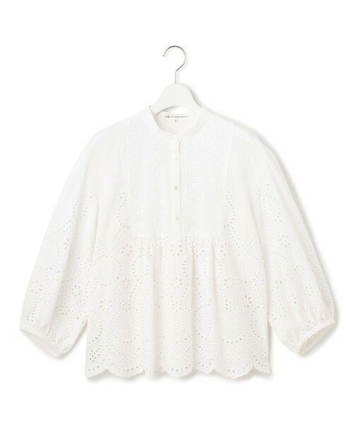 23区 / ニジュウサンク シャツ・ブラウス | 【洗える】コットンエンブロイダリー クロップド ブラウス | 詳細5