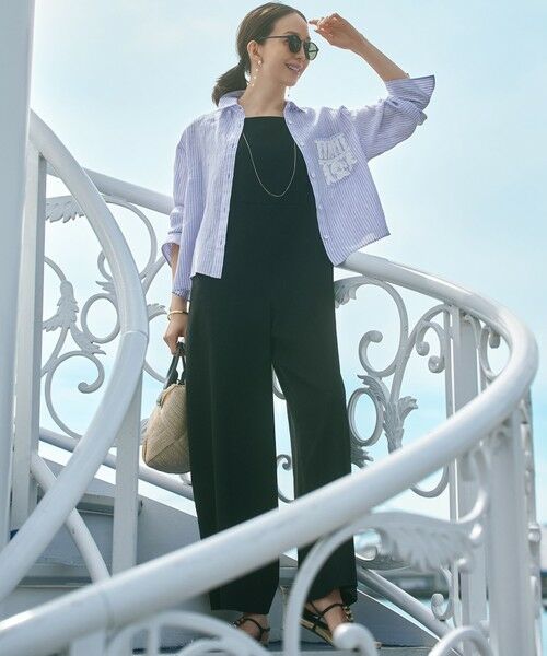 23区 / ニジュウサンク シャツ・ブラウス | 【洗える】LIBECO クロップド シャツ | 詳細19