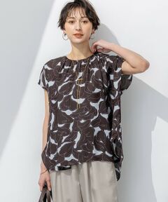 23区 / ニジュウサンク シャツ・ブラウス | 【洗える】Ratti フラワーアートプリント ブラウス