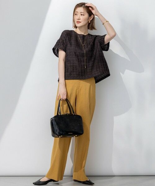 23区 / ニジュウサンク シャツ・ブラウス | 【洗える】Broche チェック レース ブラウス | 詳細5