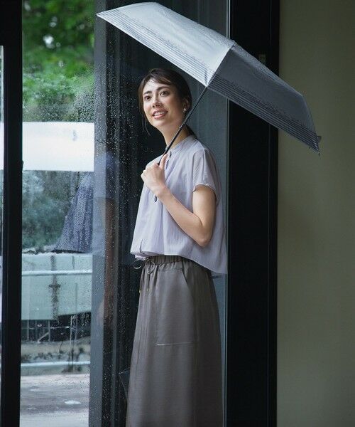 23区 / ニジュウサンク シャツ・ブラウス | 【撥水加工/洗える】シアーナイロンツイル レイヤード ブラウス | 詳細8