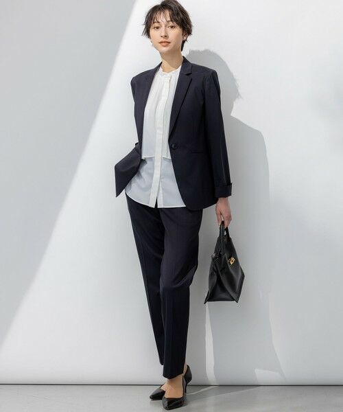 23区 / ニジュウサンク テーラードジャケット | 【セットアップ対応/洗える】ストレッチシャンブレー テーラードジャケット | 詳細15