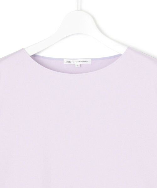 23区 / ニジュウサンク カットソー | 【汗じみ防止/洗える】スムースデザイン フレンチスリーブ Tシャツ | 詳細11