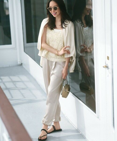 23区 / ニジュウサンク キャミソール・チューブトップ | 【洗える】ベアトップ パッド付き キャミソール | 詳細4