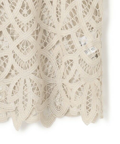 23区 / ニジュウサンク カットソー | 【好評につき新色追加/汗じみ防止】エンブロイダリージャージー レースキャミソール付き カットソー | 詳細22