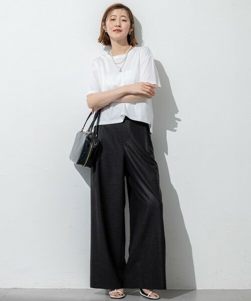 23区 / ニジュウサンク カットソー | 【速乾性/汗じみ防止】半袖 クロップド IT Tシャツ | 詳細2