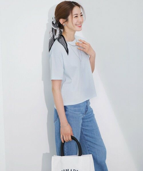 23区 / ニジュウサンク カットソー | 【速乾性/汗じみ防止】半袖 クロップド IT Tシャツ | 詳細29