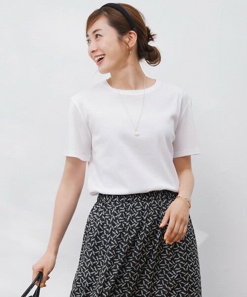 23区 ベーシック IT TEE ブルー　40 新品 一部店舗限定】ベーシック IT TEE / 23区 | ファッション通販