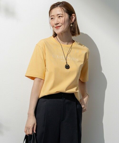 セール】 【洗える】ボタニカル カラー Tシャツ （カットソー