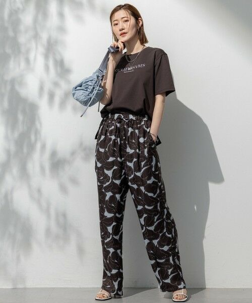 23区 / ニジュウサンク カットソー | 【洗える】ボタニカル カラー Tシャツ | 詳細13