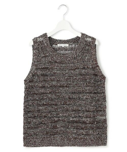 23区 / ニジュウサンク ニット・セーター | 【洗える】テープミックススカシ ノースリーブ ニット | 詳細6