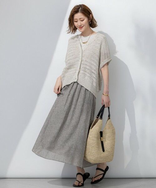 23区 / ニジュウサンク ニット・セーター | 【洗える】テープミックススカシ ドルマン ニットベスト | 詳細2