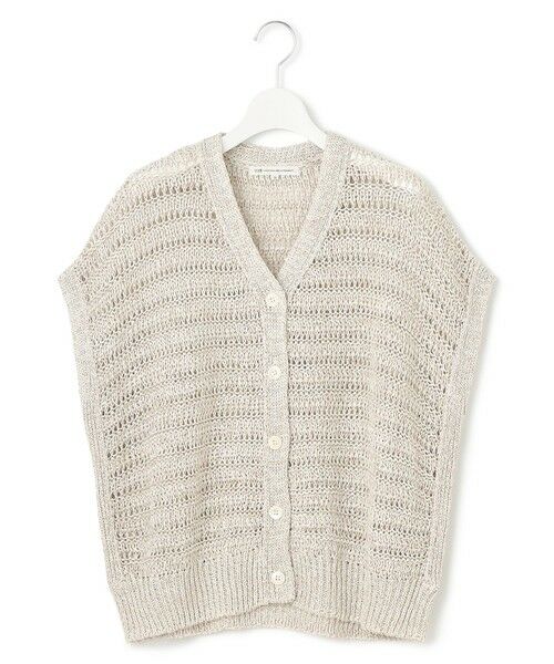 23区 / ニジュウサンク ニット・セーター | 【洗える】テープミックススカシ ドルマン ニットベスト | 詳細3