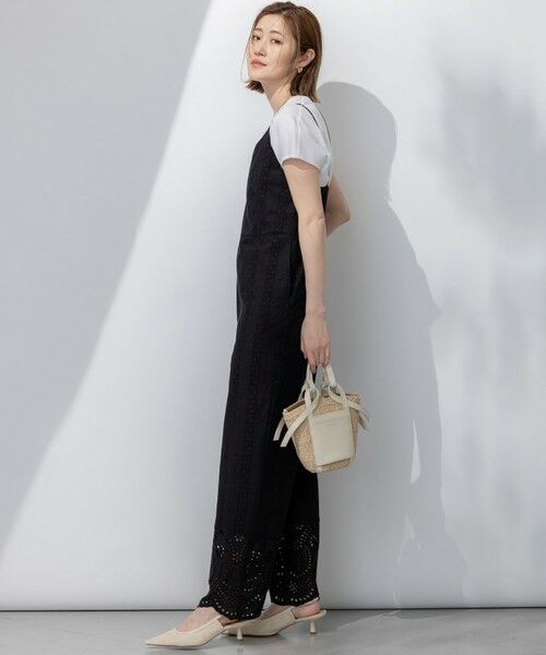 23区 / ニジュウサンク サロペット・オールインワン | 【洗える】コットンエンブロイダリー オールインワン | 詳細3