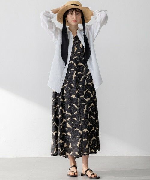 23区 / ニジュウサンク ロング・マキシ丈ワンピース | 【洗える】Ratti フラワーアートプリント ワンピース | 詳細1