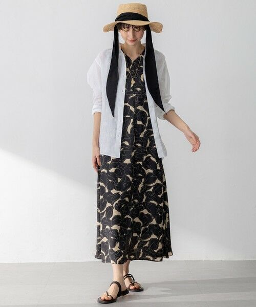23区 / ニジュウサンク ロング・マキシ丈ワンピース | 【洗える】Ratti フラワーアートプリント ワンピース | 詳細2