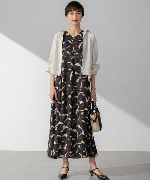 23区 / ニジュウサンク ロング・マキシ丈ワンピース | 【洗える】Ratti フラワーアートプリント ワンピース | 詳細5