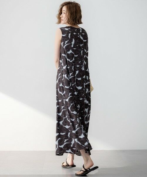 23区 / ニジュウサンク ロング・マキシ丈ワンピース | 【洗える】Ratti フラワーアートプリント ワンピース | 詳細7