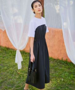23区 / ニジュウサンク ロング・マキシ丈ワンピース | 【撥水加工/洗える】ビスチェデザイン マルチワンピース