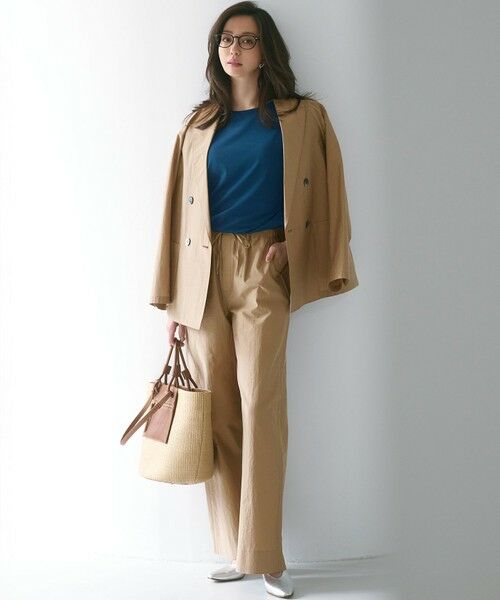 23区 / ニジュウサンク その他パンツ | MANTECO ブライトワッシャー ワイド パンツ | 詳細1