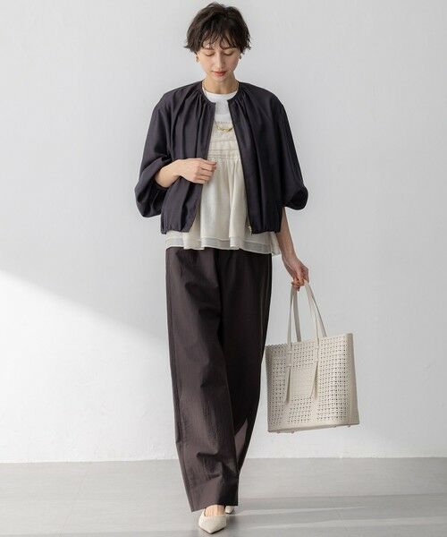 23区 / ニジュウサンク その他パンツ | MANTECO ブライトワッシャー ワイド パンツ | 詳細8