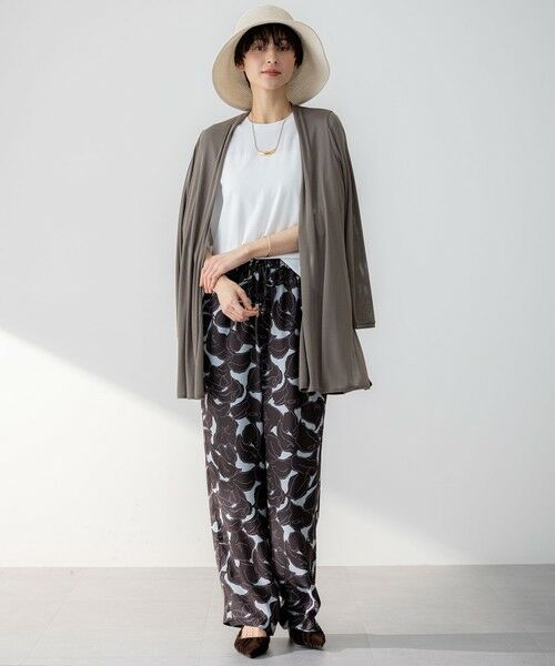 23区 / ニジュウサンク その他パンツ | 【洗える】Ratti フラワーアートプリント ワイド パンツ | 詳細22