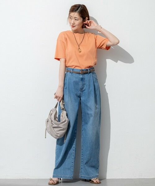 23区 / ニジュウサンク その他パンツ | 【Oggi6月号掲載/接触冷感】23区DENIM サマー タック ワイド パンツ | 詳細5