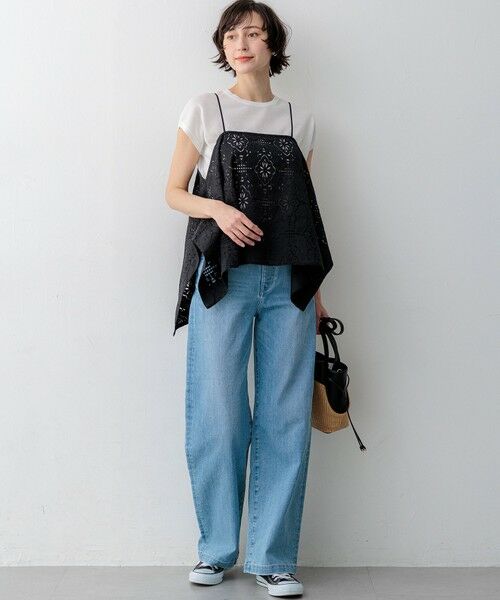 23区 / ニジュウサンク デニムパンツ | 【見上愛さん着用/接触冷感】23区DENIM サマー ストレート ワイド パンツ | 詳細17