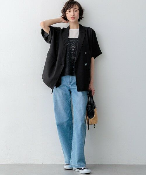 23区 / ニジュウサンク デニムパンツ | 【見上愛さん着用/接触冷感】23区DENIM サマー ストレート ワイド パンツ | 詳細18