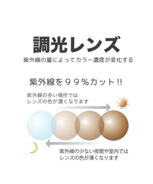 23区 / ニジュウサンク サングラス・メガネ | 【好評につき追加/WEB&一部店舗限定/Oggi掲載】調光レンズ サングラス | 詳細17