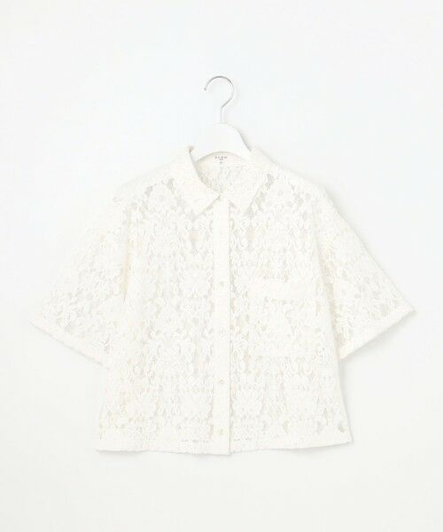 23区 / ニジュウサンク シャツ・ブラウス | 【SLOW/一部店舗限定】好評につき追加生産！モチーフレース シャツ | 詳細7