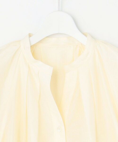 23区 / ニジュウサンク シャツ・ブラウス | 【SLOW/一部店舗限定】ブライトヴィンテージクロス タック ブラウス | 詳細3