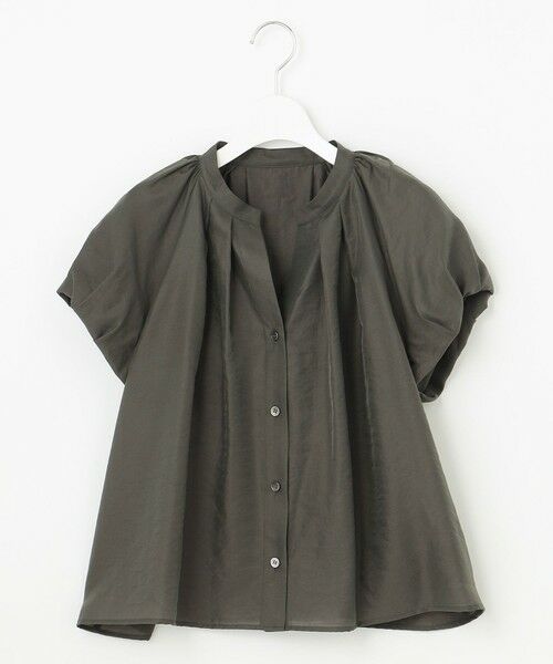 23区 / ニジュウサンク シャツ・ブラウス | 【SLOW/一部店舗限定】ブライトヴィンテージクロス タック ブラウス | 詳細9