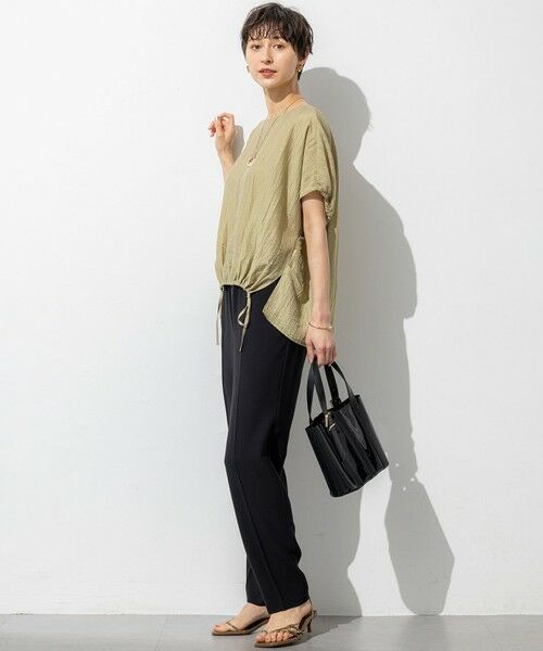 23区 / ニジュウサンク シャツ・ブラウス | 【SLOW/一部店舗限定】ナチュラルピケワッシャー ブラウス | 詳細4