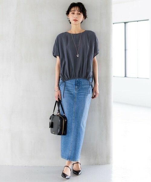 23区 / ニジュウサンク シャツ・ブラウス | 【SLOW/一部店舗限定】ナチュラルピケワッシャー ブラウス | 詳細13