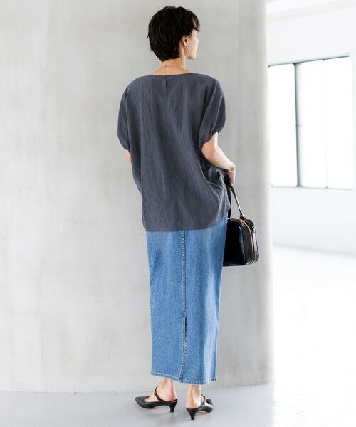 23区 / ニジュウサンク シャツ・ブラウス | 【SLOW/一部店舗限定】ナチュラルピケワッシャー ブラウス | 詳細14