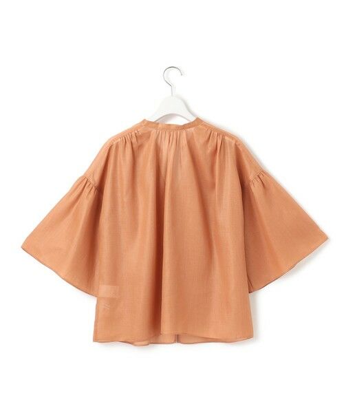 23区 / ニジュウサンク シャツ・ブラウス | 【洗える】ソフトシアーフィルム ギャザー ブラウス | 詳細4