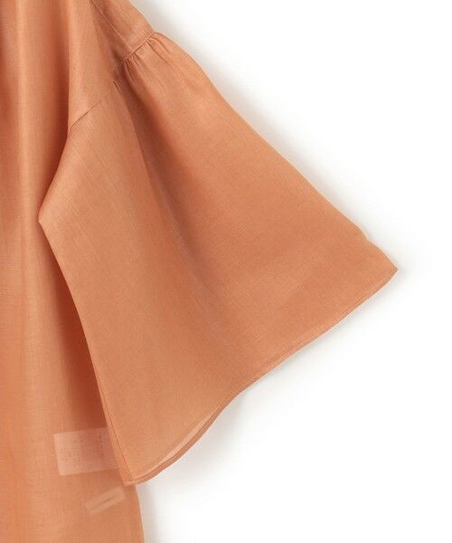 23区 / ニジュウサンク シャツ・ブラウス | 【洗える】ソフトシアーフィルム ギャザー ブラウス | 詳細6