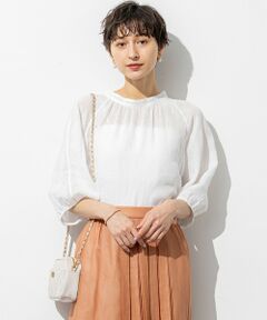 【新品】23区 ニジュウサンク  ブラウス  ブラウン系 38 レディース 23区 / ニジュウサンク （レディース） シャツ・ブラウス